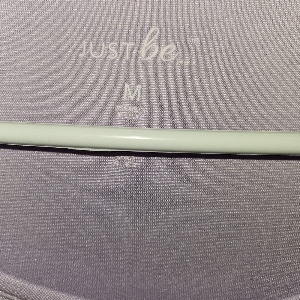 Just Be Womans Purple T Shirt Dress Size M - Picture 4 of 12